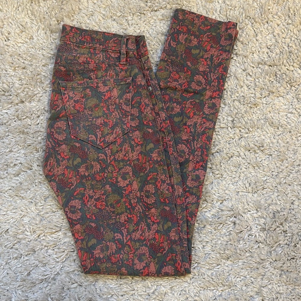 Armani Exchange Floral Skinny Jeans